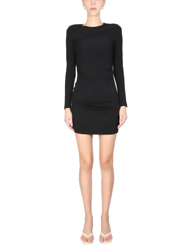 Drape Detail Mini Dress