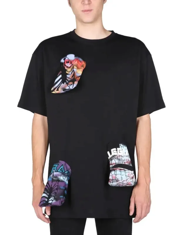 Graphic Print Crew Neck T-shirt