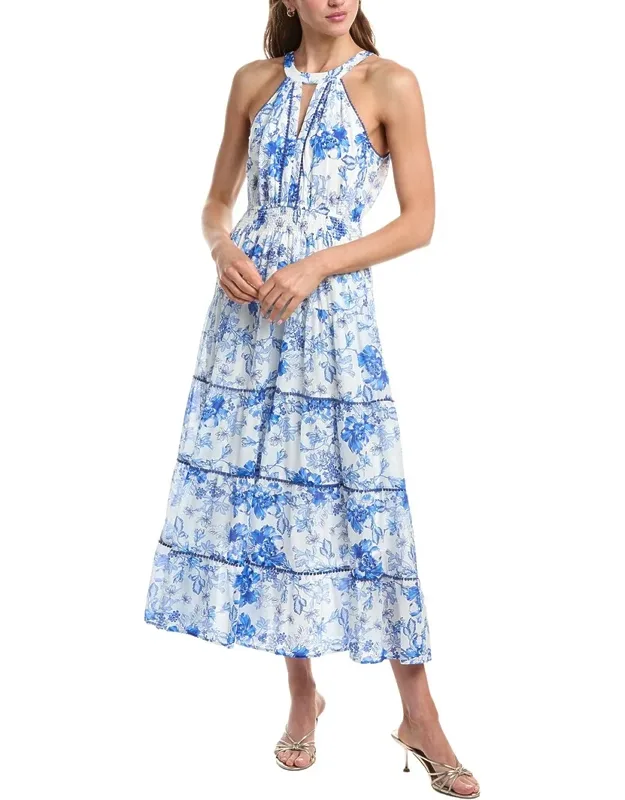 Silk-blend Midi Dress