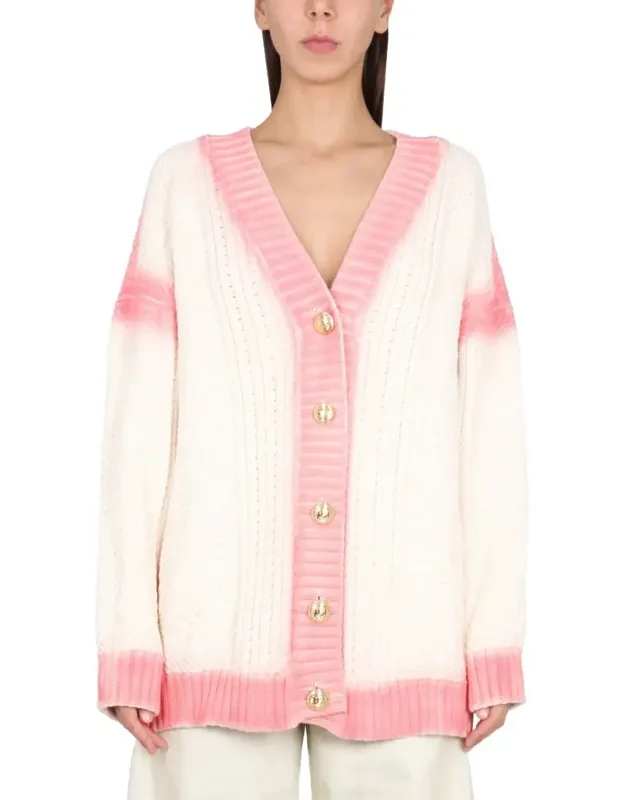 Patent Leather Effect Cardigan