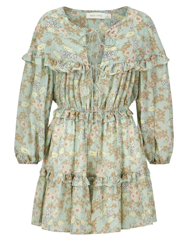 Floral Print Mini Dress