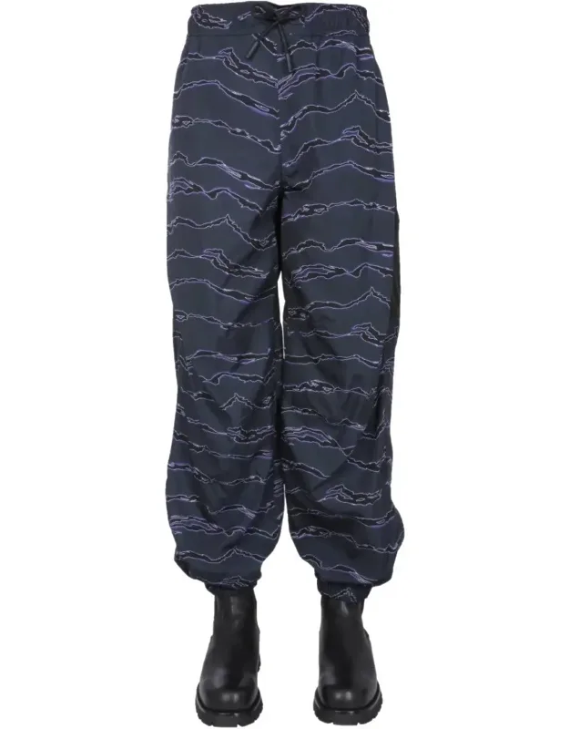 Jogging Pants With Camouflage Print