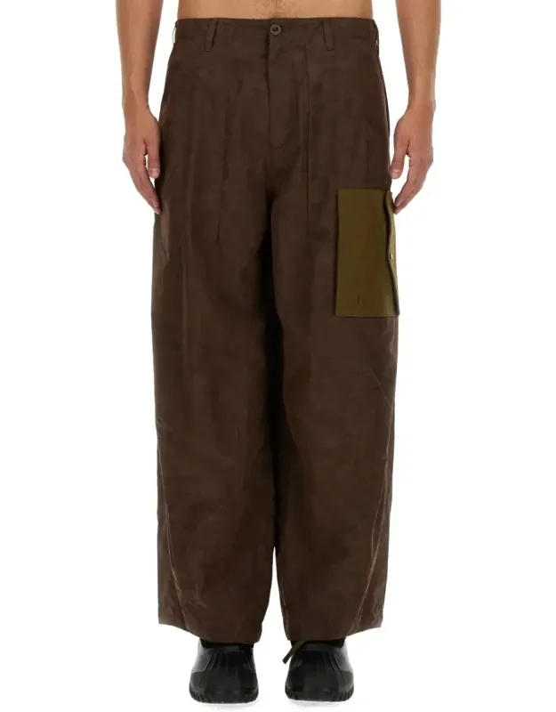 Textured Cargo Pants