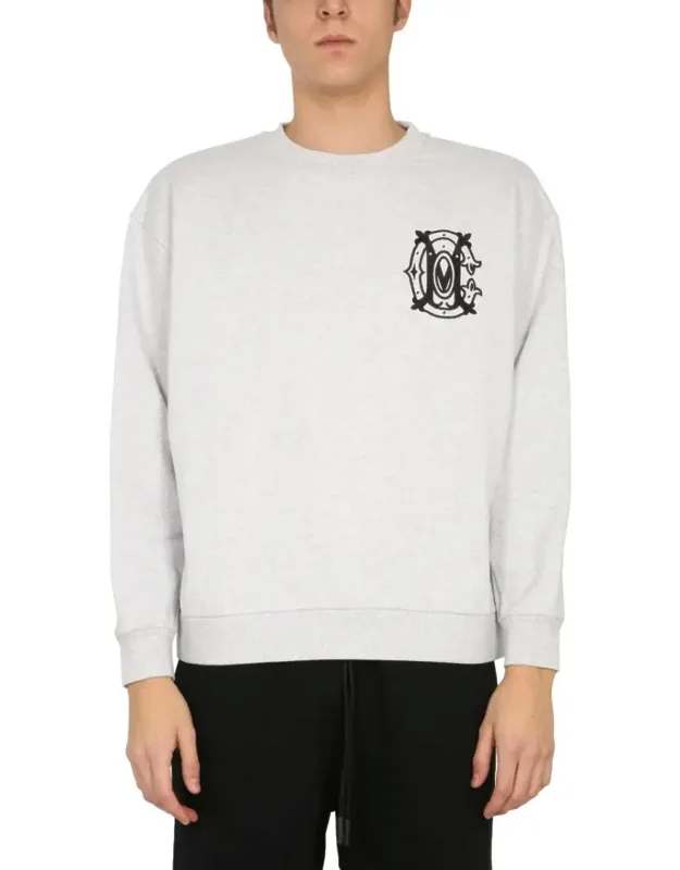 "sweatshirt With Embroidered Monogram"