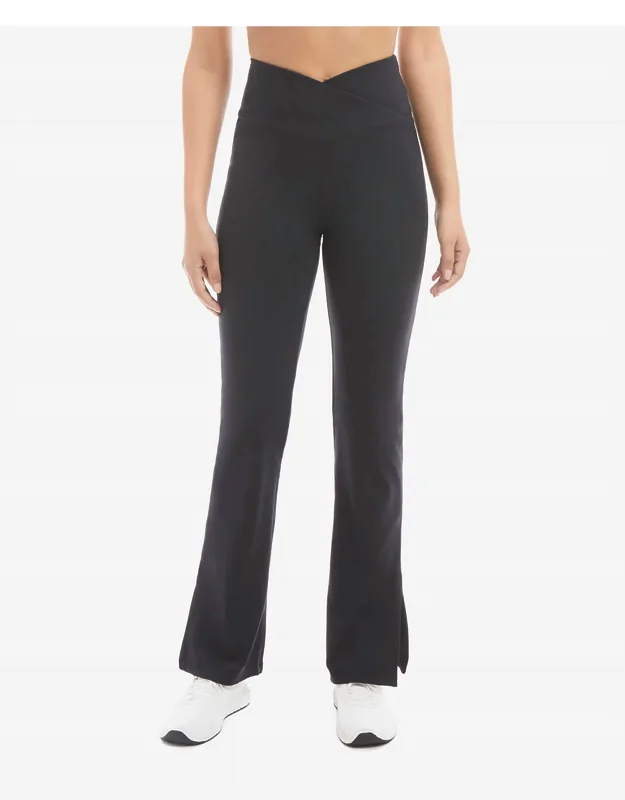 Slit Flare Pants
