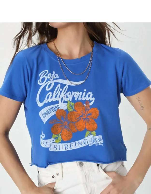 Cali Baja Cropped Tee