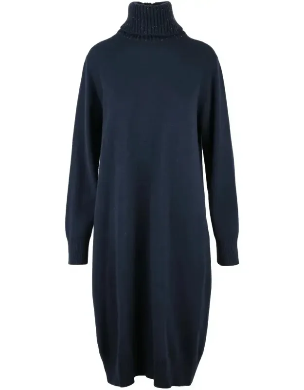 Long Dress Wool Silk Cashmere