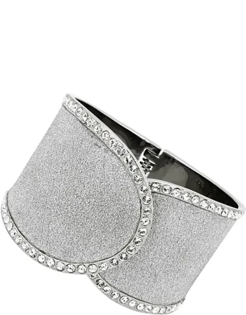High Polished Stainless Steel Bangle With Top Grade Crystal
