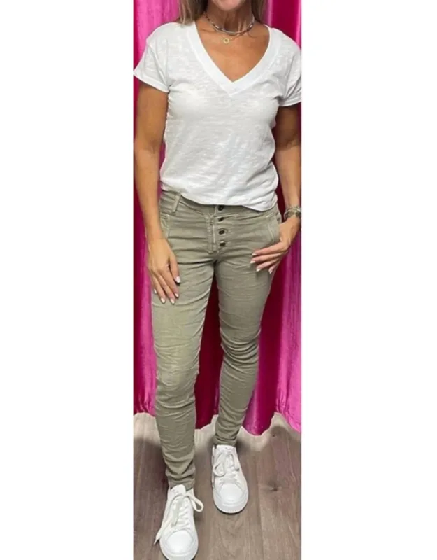 Four Button Signature Pants
