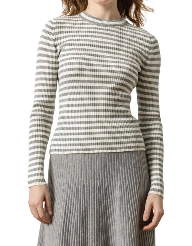 Striped Crewneck Sweater