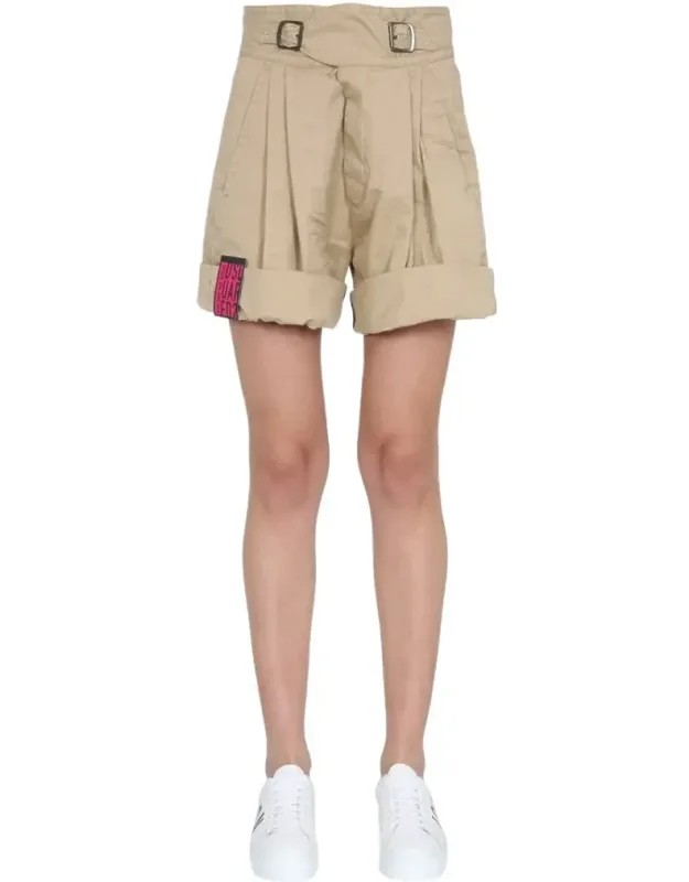 High-waisted Cargo Shorts