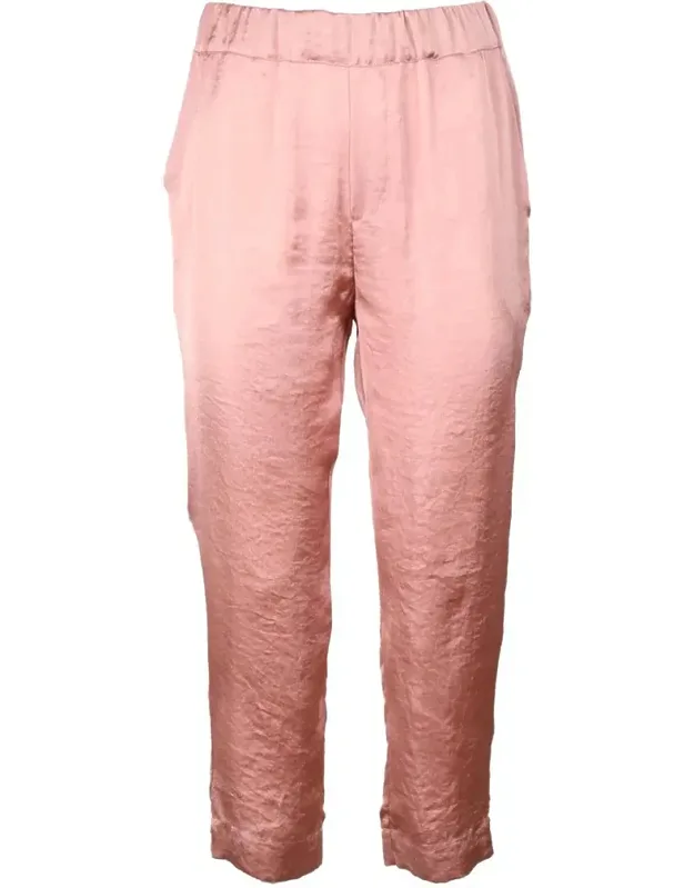 Cropped Trousers With Relaxed Fit