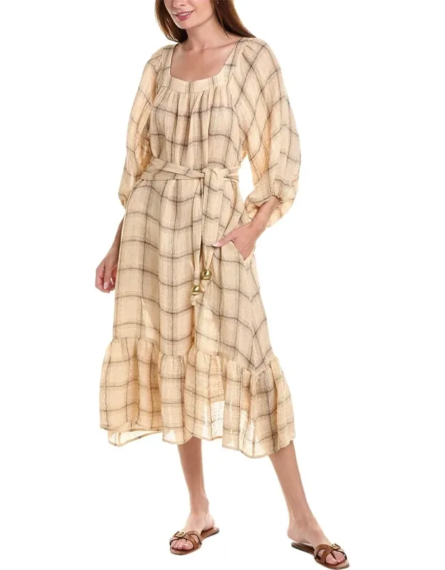 Laure Linen-blend Maxi Dress