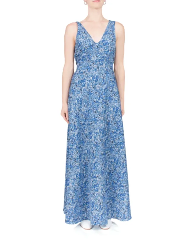 Satin Maxi Dress