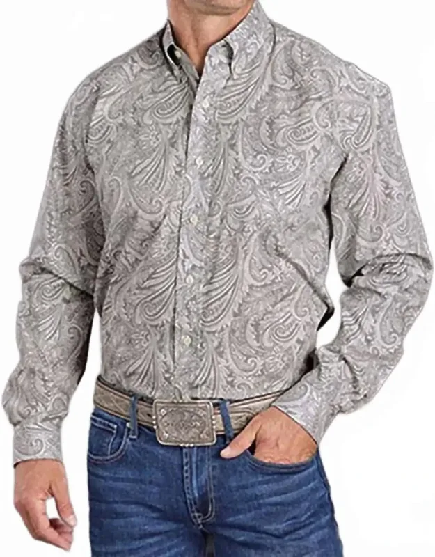 Paisley Button Shirt