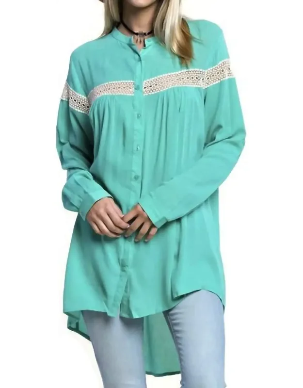 Lace Trim Tunic