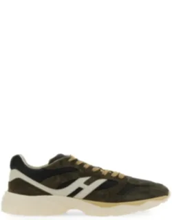 Calfskin And Suede Sneakers
