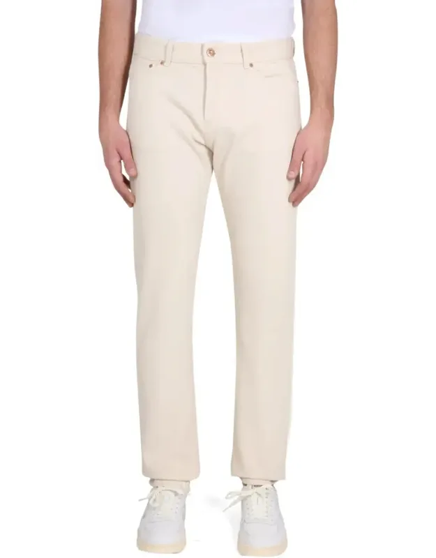 Straight-leg Denim Jeans
