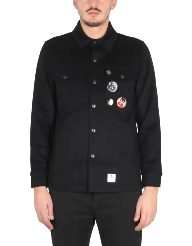 Structured Jacket With Decorative Pins