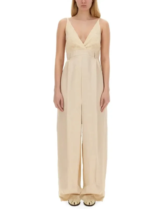 Malfile' Satin Jumpsuit