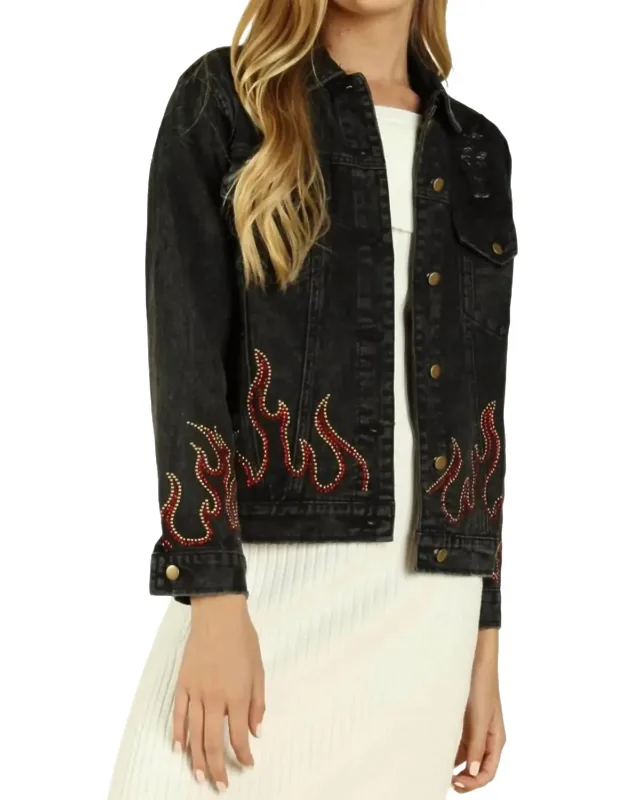 Distressed Denim Jacket