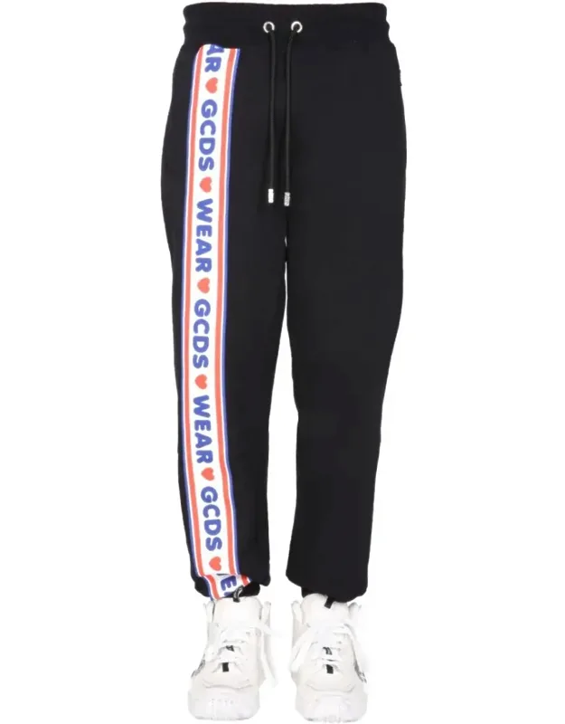 Jogging Pants With Logo Band