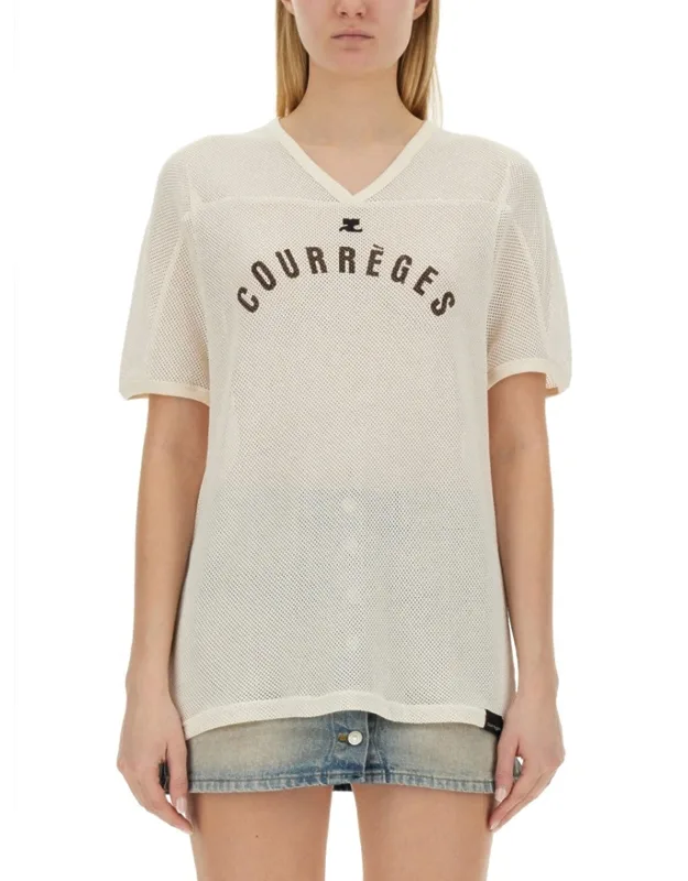 Sporty V-neck T-shirt