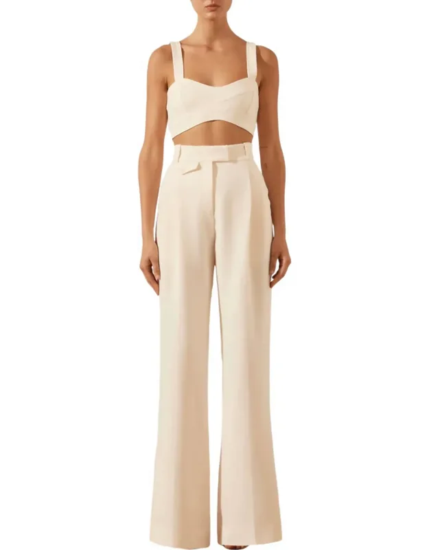 Irena High Waisted Tailored Pants