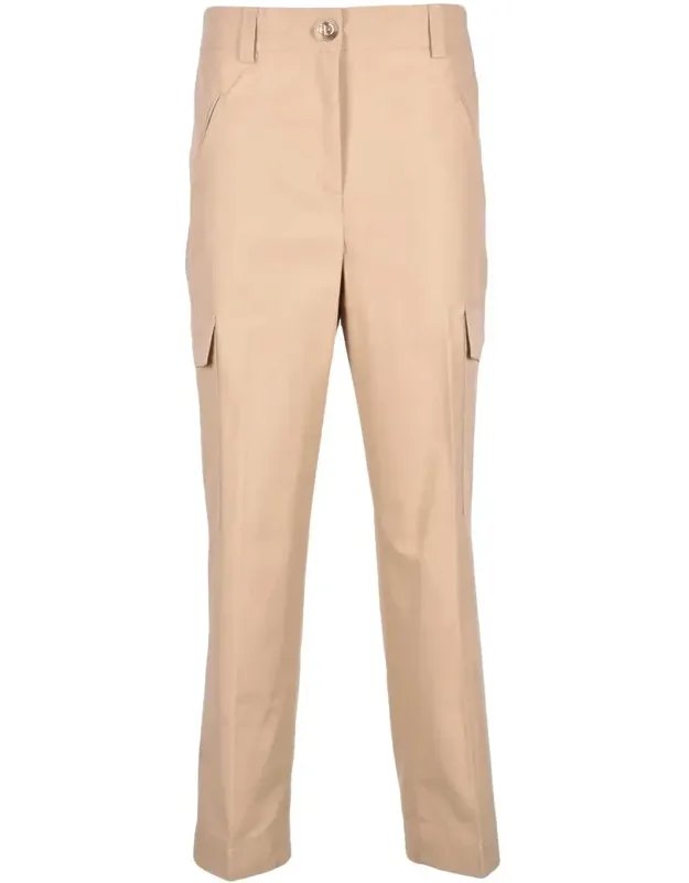 Cargo Pants With Mid-rise Waist