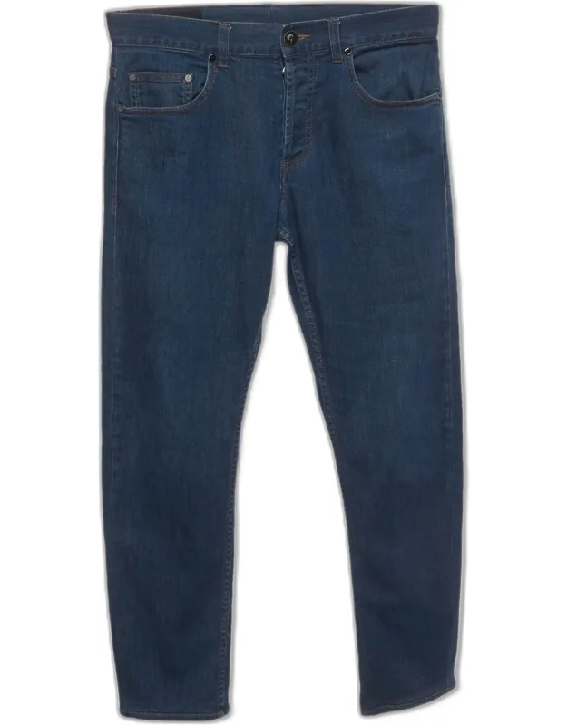 Denim Skull Applique Jeans
