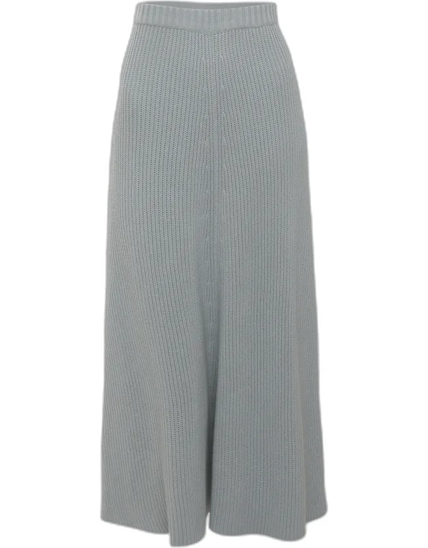 Rib Knit Maxi Skirt
