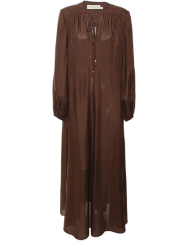 Satin Maxi Dress