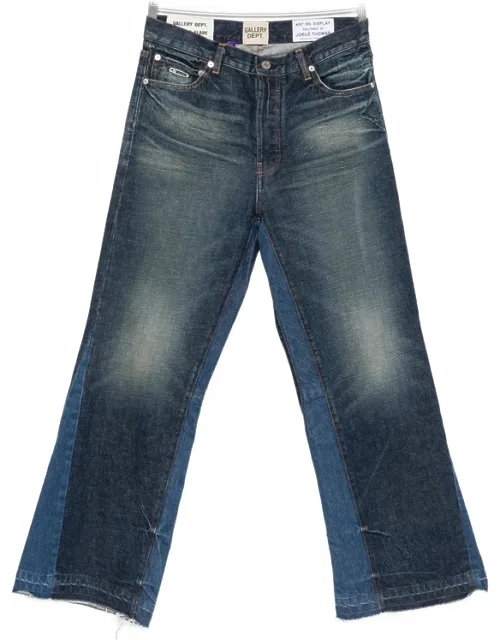 Belt-loop Logo-patch Jeans