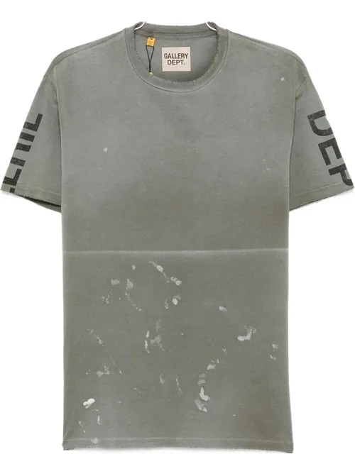 Paint-splatter Logo-print T-shirt