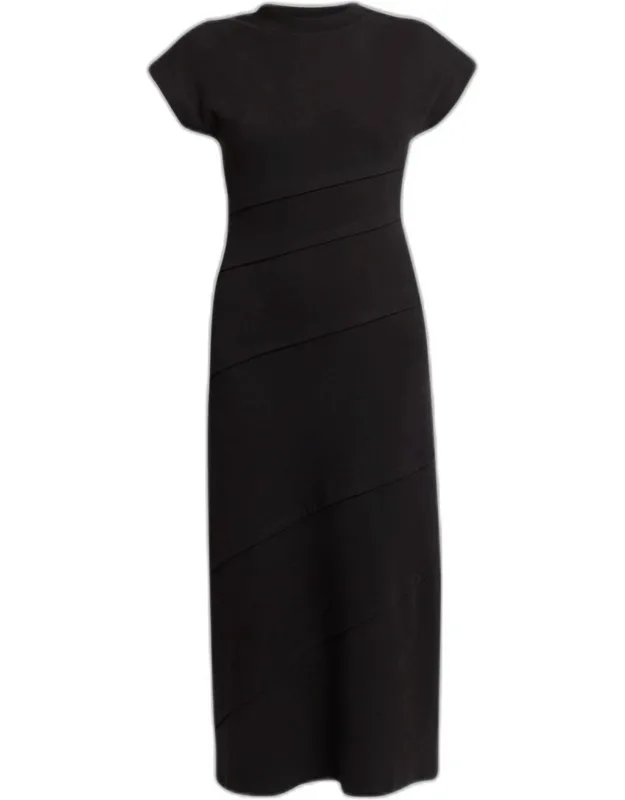 Cap-sleeve Column Dress