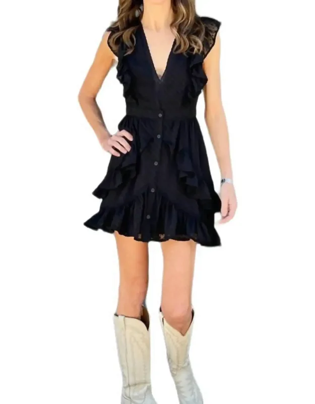Alexandra Mini Dress With Timeless Elegance And A-line Silhouette