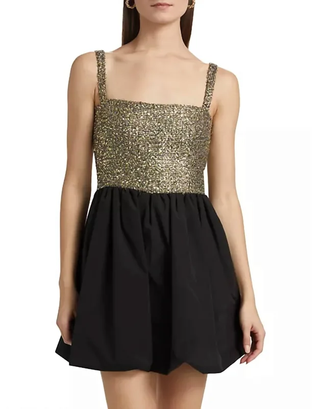 Tweed Bubble Mini Dress