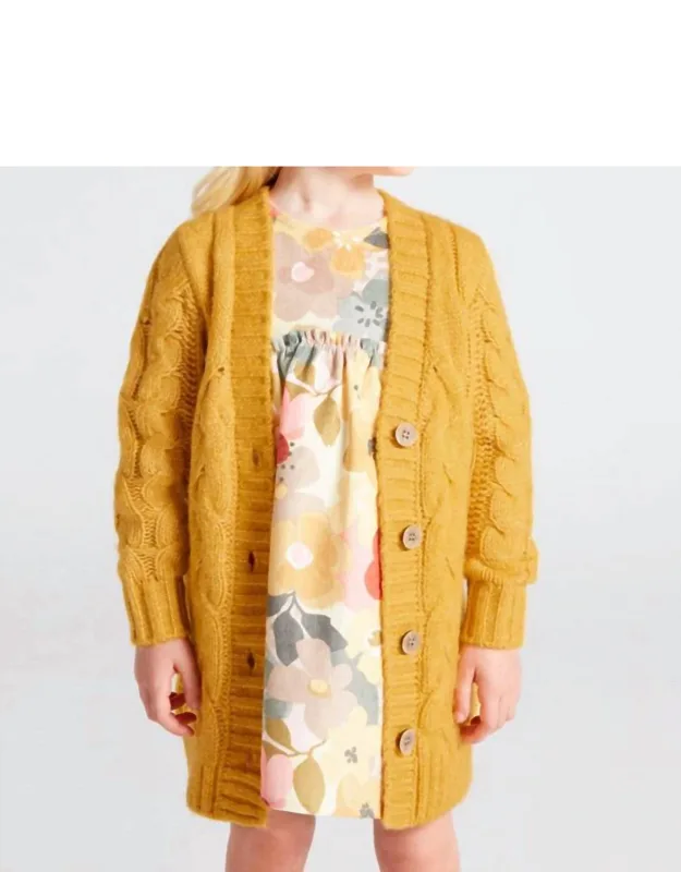 Braided Knit Cardigan