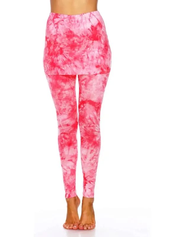 Tie Dye Skirted Leggings