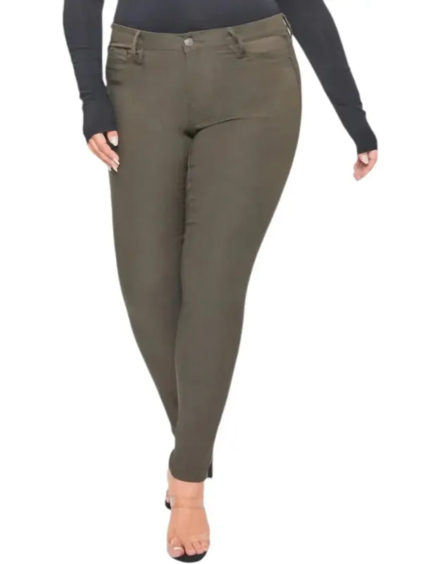 Hyperstretch Mid-rise Skinny Jeans