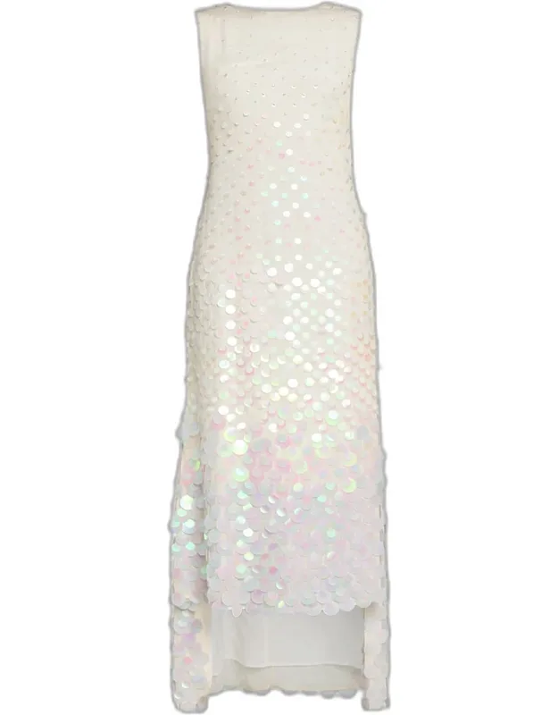Embellished Silk High-low Dress