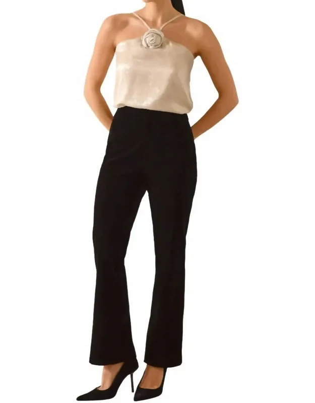 Velvet Straight Leg Pants