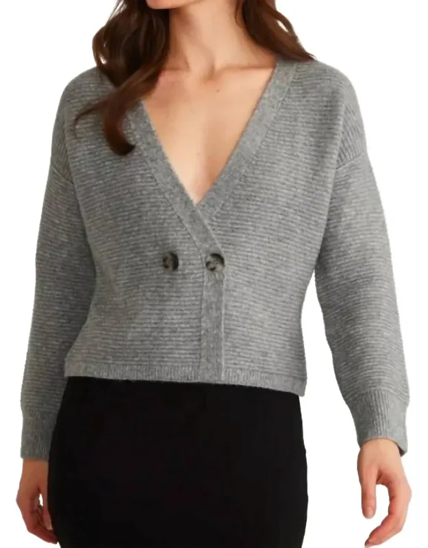 Quinn Double Breasted Sweater