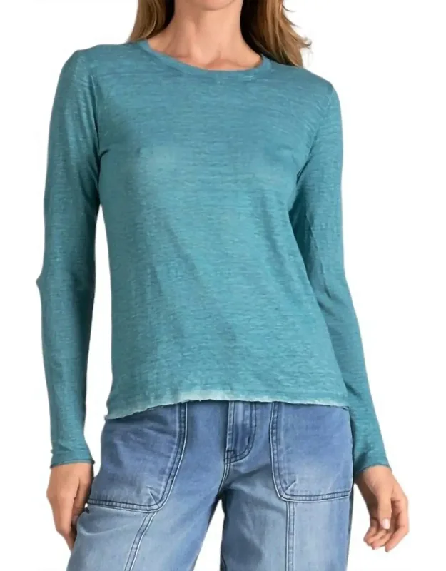 Long Sleeve Crewneck Top