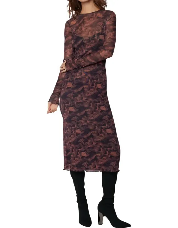 Contessa Mesh Midi Dress