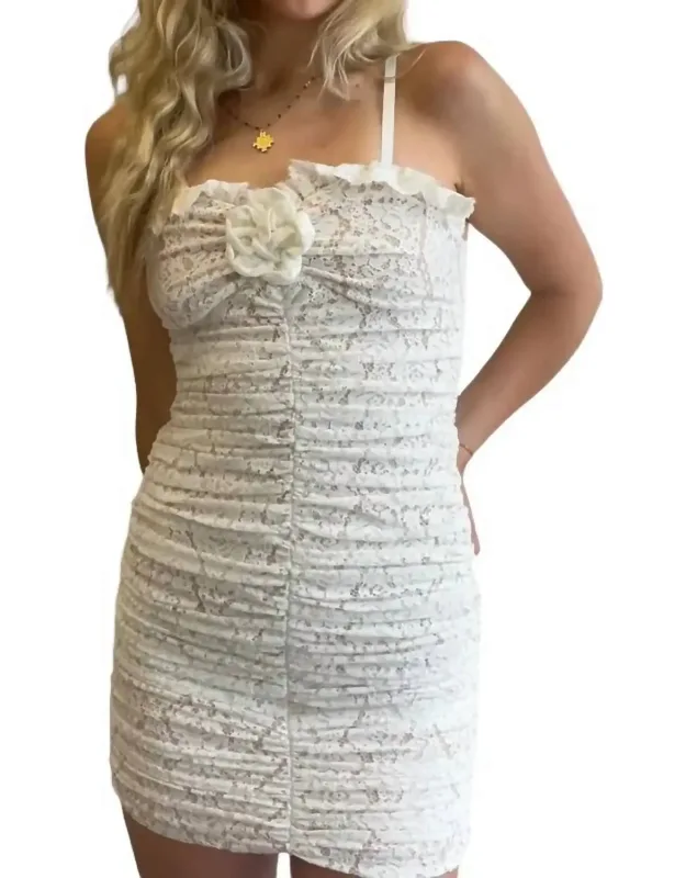 Rosette Mini Dress