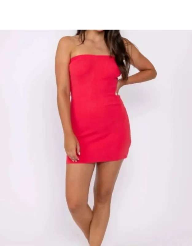Strapless Mini Dress