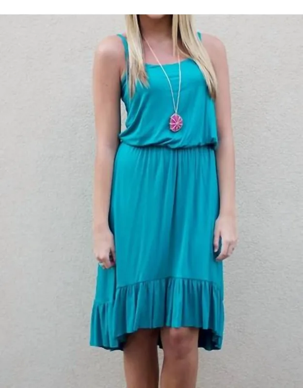 Ruffle Hi Lo Dress