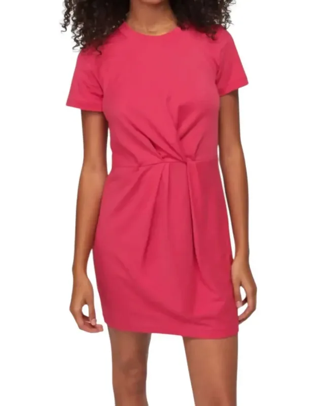 Fortuna Twisted T-shirt Dress