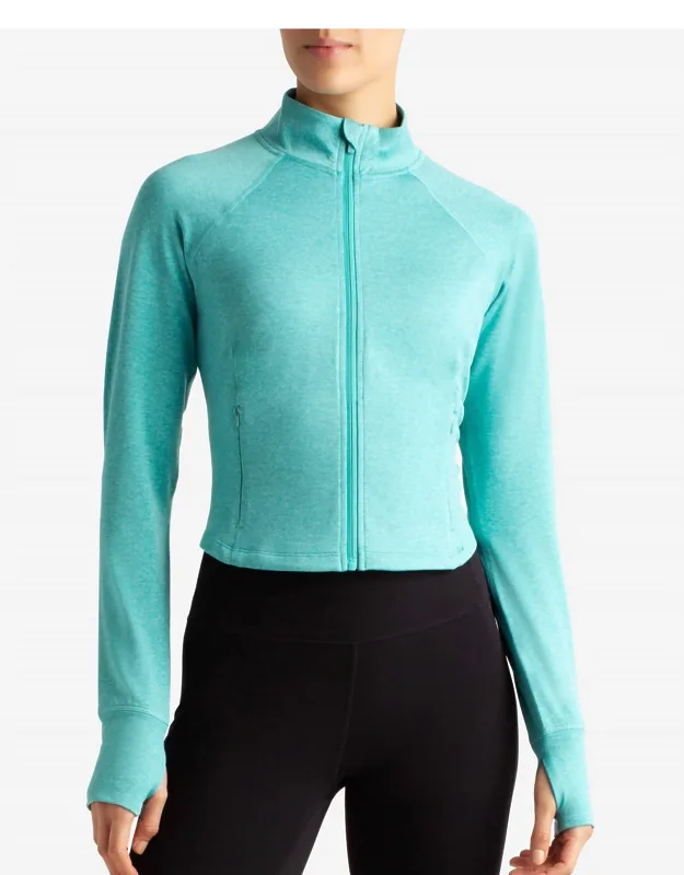 Cropped Melange Jacket